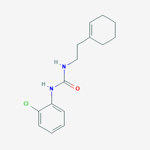 molecular formula C15H19ClN2O B3482882 N-(2-CHLOROPHENYL)-N'-[2-(1-CYCLOHEXENYL)ETHYL]UREA 