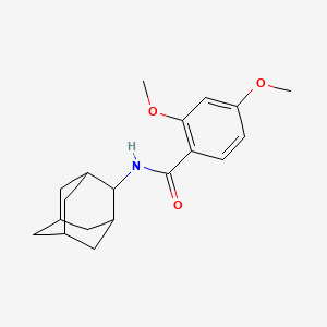 molecular formula C19H25NO3 B3484081 N-(Adamantan-2-YL)-2,4-dimethoxybenzamide 