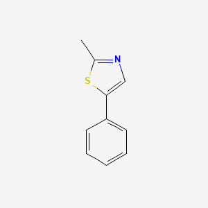 molecular formula C10H9NS B3484485 2-Methyl-5-phenylthiazole CAS No. 19968-60-6