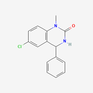 6-chloro-1-methyl-4-phenyl-3,4-dihydro-2(1H)-quinazolinone