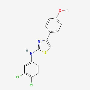 N-(3,4-dichlorophenyl)-4-(4-methoxyphenyl)-1,3-thiazol-2-amine