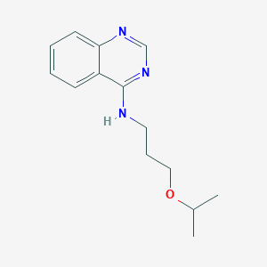 molecular formula C14H19N3O B348468 N-(3-propan-2-yloxypropyl)quinazolin-4-amine CAS No. 69324-68-1
