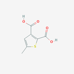 molecular formula C7H6O4S B348492 5-Methylthiophene-2,3-dicarboxylic acid CAS No. 46029-22-5