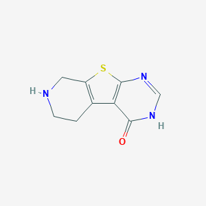 molecular formula C9H9N3OS B348493 8-thia-4,6,11-triazatricyclo[7.4.0.02,7]trideca-1(9),2(7),5-trien-3-one 