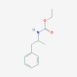 molecular formula C12H17NO2 B3485019 N-ethoxycarbonyl amphetamine CAS No. 27822-59-9
