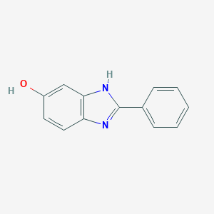 molecular formula C13H10N2O B348508 2-Phenyl-1H-benzo[d]imidazol-5-ol CAS No. 3925-93-7
