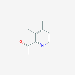 molecular formula C9H11NO B034853 1-(3,4-Dimethylpyridin-2-YL)ethanone CAS No. 110788-52-8