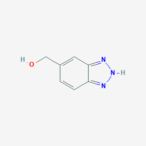molecular formula C7H7N3O B034854 (1H-苯并[d][1,2,3]三唑-5-基)甲醇 CAS No. 106429-67-8