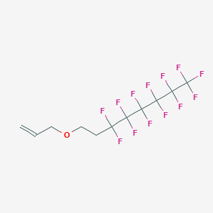 molecular formula C11H9F13O B034855 Allyl 1H,1H,2H,2H-perfluorooctyl ether CAS No. 103628-86-0