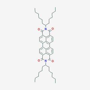 molecular formula C50H62N2O4 B034857 2,9-Di(tridecan-7-yl)anthra[2,1,9-def:6,5,10-d'e'f']diisoquinoline-1,3,8,10(2H,9H)-tetraone CAS No. 110590-84-6