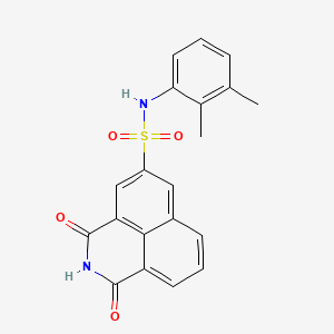 molecular formula C20H16N2O4S B3485751 N-(2,3-dimethylphenyl)-1,3-dioxo-2,3-dihydro-1H-benzo[de]isoquinoline-5-sulfonamide 