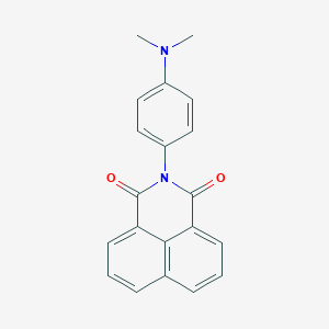 molecular formula C20H16N2O2 B348599 2-(4-(dimethylamino)phenyl)-1H-benzo[de]isoquinoline-1,3(2H)-dione CAS No. 42340-34-1