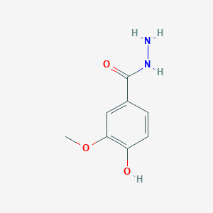 molecular formula C8H10N2O3 B034867 4-Hydroxy-3-methoxybenzohydrazide CAS No. 100377-63-7