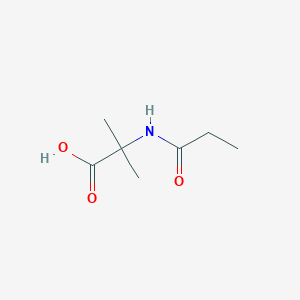 molecular formula C7H13NO3 B034868 2-Methyl-N-propionylalanine CAS No. 106897-28-3