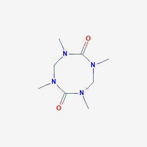 molecular formula C8H16N4O2 B034870 1,3,5,7-Tetramethyltetrahydro-2,6(1H,3H)-1,3,5,7-tetrazocine-2,6-dione CAS No. 101074-13-9