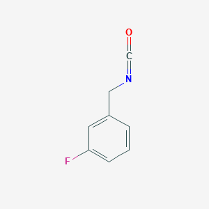 molecular formula C8H6FNO B034883 3-Fluorobenzyl isocyanate CAS No. 102422-56-0