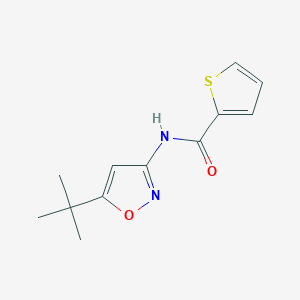 molecular formula C12H14N2O2S B3488840 N-(5-tert-butyl-1,2-oxazol-3-yl)thiophene-2-carboxamide 
