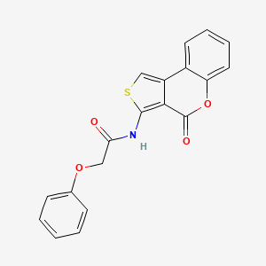 molecular formula C19H13NO4S B3489212 N-(4-oxo-4H-thieno[3,4-c]chromen-3-yl)-2-phenoxyacetamide 