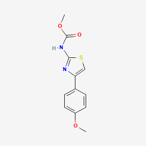 molecular formula C12H12N2O3S B3489507 methyl [4-(4-methoxyphenyl)-1,3-thiazol-2-yl]carbamate 