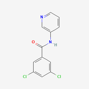 molecular formula C12H8Cl2N2O B3489690 3,5-DICHLORO-N-(3-PYRIDINYL)BENZAMIDE 