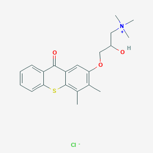 molecular formula C21H26ClNO3S B034898 Quantacure qtx CAS No. 103430-24-6