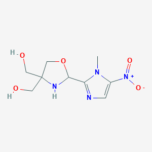 2-(1-Methyl-5-nitroimidazolyl)-4,4-bis(hydroxymethyl)oxazolidine