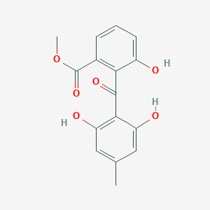 molecular formula C16H14O6 B034901 Moniliphenone CAS No. 104022-80-2