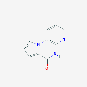 molecular formula C10H7N3O B034905 Pyrido[2,3-e]pyrrolo[1,2-a]pyrazin-6(5H)-one CAS No. 104149-51-1