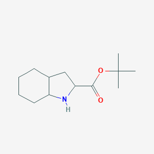 molecular formula C13H23NO2 B034910 Tert-butyl octahydro-1H-indole-2-carboxylate CAS No. 108395-21-7