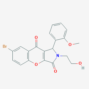 7-Bromo-2-(2-hydroxyethyl)-1-(2-methoxyphenyl)-1,2-dihydrochromeno[2,3-c]pyrrole-3,9-dione