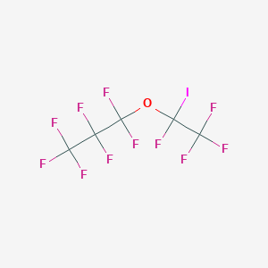 molecular formula C5F11IO B034925 1,1,1,2,2,3,3-七氟-3-(1,2,2,2-四氟-1-碘乙氧基)丙烷 CAS No. 107432-46-2