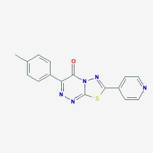 molecular formula C16H11N5OS B349250 3-(4-methylphenyl)-7-(4-pyridinyl)-4H-[1,3,4]thiadiazolo[2,3-c][1,2,4]triazin-4-one CAS No. 929972-68-9