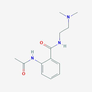molecular formula C13H19N3O2 B349254 2-(acetylamino)-N-[2-(dimethylamino)ethyl]benzamide CAS No. 947822-29-9