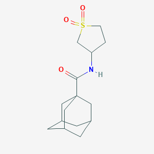 molecular formula C15H23NO3S B349278 N-(1,1-dioxothiolan-3-yl)adamantane-1-carboxamide CAS No. 302938-77-8