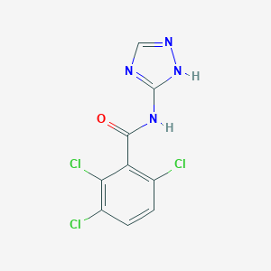 molecular formula C9H5Cl3N4O B349288 2,3,6-trichloro-N-(1H-1,2,4-triazol-5-yl)benzamide CAS No. 302804-90-6