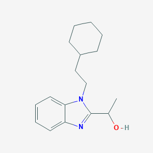 1-[1-(2-Cyclohexylethyl)benzimidazol-2-yl]ethanol