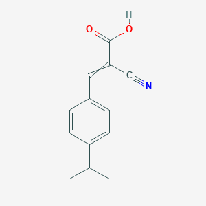 2-cyano-3-(4-propan-2-ylphenyl)prop-2-enoic Acid