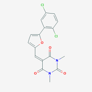 5-{[5-(2,5-dichlorophenyl)-2-furyl]methylene}-1,3-dimethyl-2,4,6(1H,3H,5H)-pyrimidinetrione