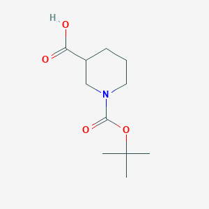 molecular formula C11H19NO4 B349332 1-Boc-piperidine-3-carboxylic acid CAS No. 84358-12-3