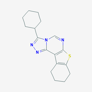 3-Cyclohexyl-8,9,10,11-tetrahydro[1]benzothieno[3,2-e][1,2,4]triazolo[4,3-c]pyrimidine