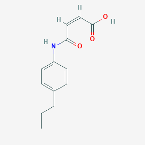 (Z)-4-oxo-4-(4-propylanilino)but-2-enoic acid