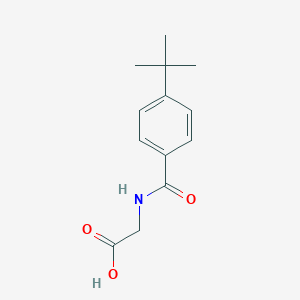 molecular formula C13H17NO3 B349363 (4-tert-Butyl-benzoylamino)-acetic acid CAS No. 87015-91-6
