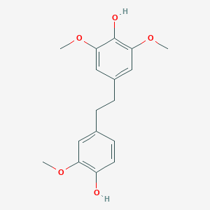 molecular formula C17H20O5 B034938 Dendrophenol CAS No. 108853-14-1