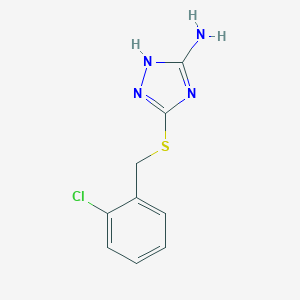 3-[(2-chlorobenzyl)sulfanyl]-1H-1,2,4-triazol-5-ylamine