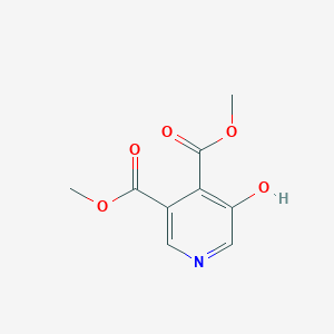molecular formula C9H9NO5 B034941 Dimethyl 5-hydroxypyridine-3,4-dicarboxylate CAS No. 19804-07-0