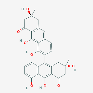 molecular formula C30H26O8 B034943 Peroxisomicine a1 CAS No. 110270-61-6