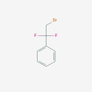 molecular formula C8H7BrF2 B034947 (2-Bromo-1,1-difluoroethyl)benzene CAS No. 108661-89-8