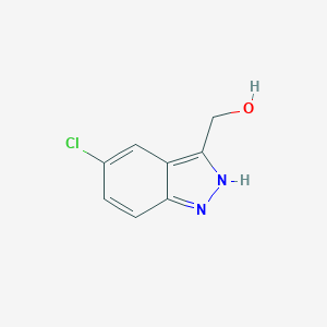 molecular formula C8H7ClN2O B034959 (5-Chloro-1H-indazol-3-yl)methanol CAS No. 102735-90-0