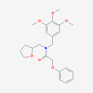 2-phenoxy-N-(tetrahydrofuran-2-ylmethyl)-N-(3,4,5-trimethoxybenzyl)acetamide