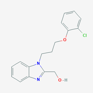 {1-[3-(2-chlorophenoxy)propyl]-1H-benzimidazol-2-yl}methanol